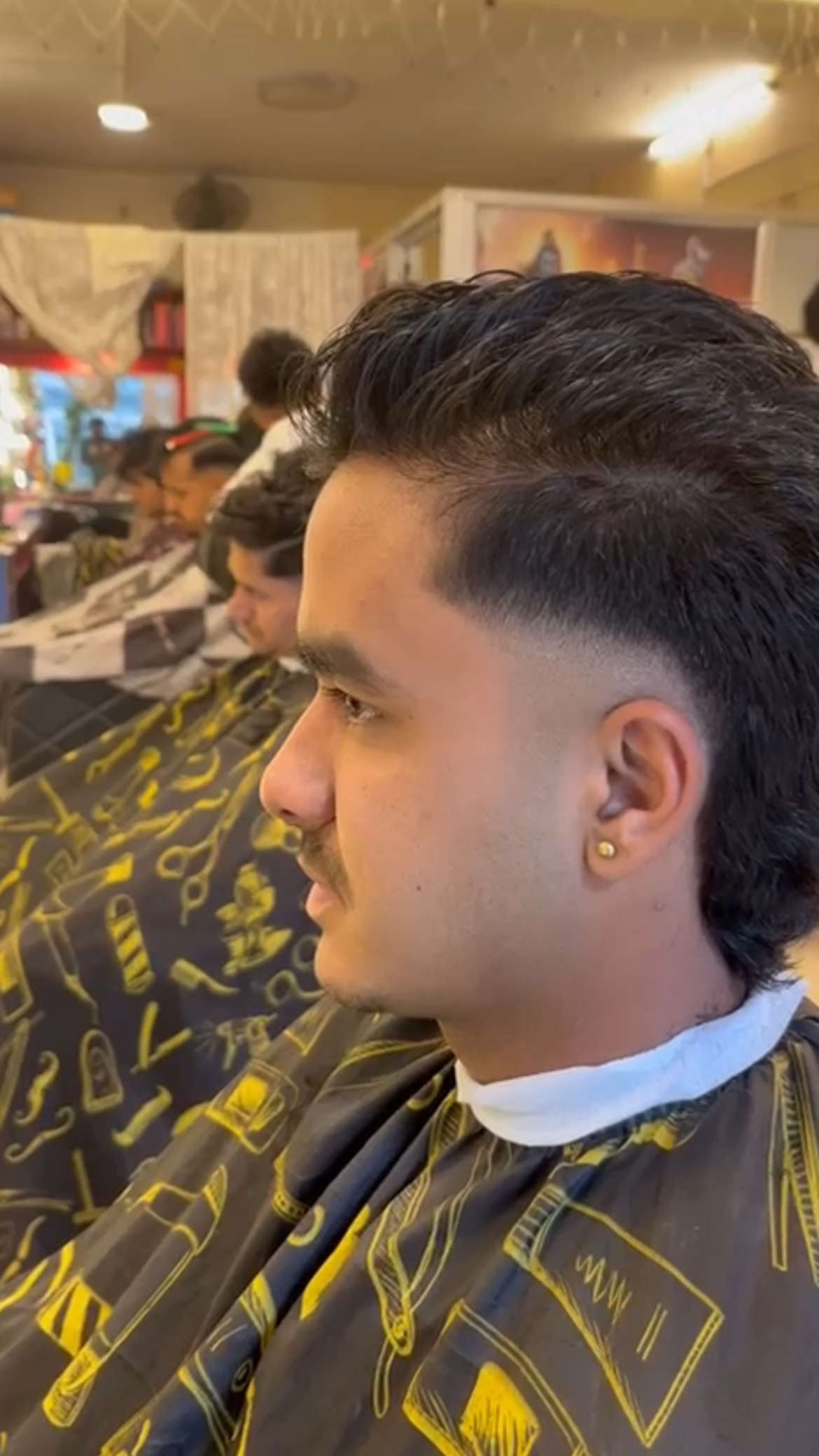 Fresh, sharp men's haircut and styling